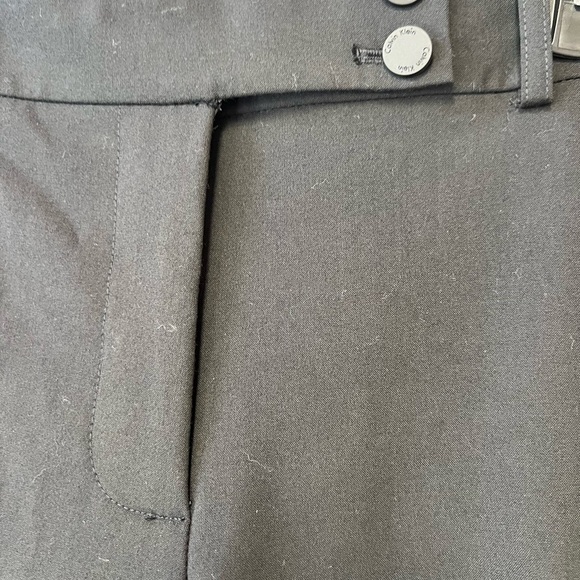 Calvin Klein Classic Black Women's Trousers Size 8p - Picture 2 of 5